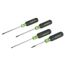 4 Piece Round Shank Mini Screwdriver Set