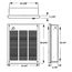 VFK Commercial Fan Forced Electric Wall Heater (4800/3600 Watts - 240/208V), VFK484F
