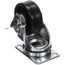 Caster - 3" Plate, Swivel, with Brake, 411-043D
