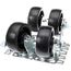 5" Plate Caster Kit, 61C01-017D-01