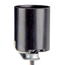 Medium Base, 1 Piece, Keyless, Incandescent, Phenolic Lampholder, Bracket Mount, Single Circuit, Back Wired, (Black)
