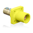 Male, Panel Receptacle, 90-Degree, Double Set Screw, 2/0-4/0 AWG, 400A Max., 16 Series Taper Nose (Yellow)