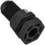1/2" PVC Bulkhead Fitting w/ EPDM Gasket (Socket x Thread)