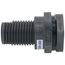 3/4" PVC Bulkhead Fitting w/ EPDM Gasket (Socket x Thread)