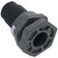 3/4" PVC Bulkhead Fitting w/ EPDM Gasket (Socket x Thread)