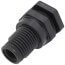 3/4" PVC Bulkhead Fitting w/ EPDM Gasket (Thread x Thread)