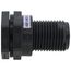 1" PVC Bulkhead Fitting w/ EPDM Gasket (Socket x Thread)