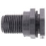1" PVC Bulkhead Fitting w/ EPDM Gasket (Thread x Thread)