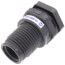 1" PVC Bulkhead Fitting w/ EPDM Gasket (Thread x Thread)