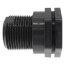 1-1/4" PVC Bulkhead Fitting w/ EPDM Gasket (Socket x Thread)