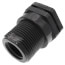 1-1/4" PVC Bulkhead Fitting w/ EPDM Gasket (Socket x Thread)