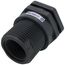 1-1/2" PVC Bulkhead Fitting w/ FPM Gasket (Socket x Thread)
