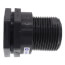 1-1/2" PVC Bulkhead Fitting w/ EPDM Gasket (Socket x Socket)