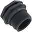 3" PVC Bulkhead Fitting w/ EPDM Gasket (Socket x Thread)