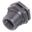 3" PVC Bulkhead Fitting w/ EPDM Gasket (Thread x Thread)