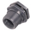 4" PVC Bulkhead Fitting w/ EPDM Gasket (Thread x Thread)