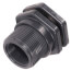 1/2" CPVC Bulkhead Fitting w/ EPDM Gasket (Socket x Thread)