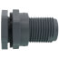 1" CPVC Bulkhead Fitting w/ EPDM Gasket (Thread x Thread)