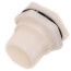 1-1/2" PP Bulkhead Fitting w/ EPDM Gasket (Thread x Thread)