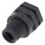 1/2" PVC Bulkhead Fitting w/ EPDM Gasket (Thread x Thread)