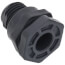 3/4" PVC Bulkhead Fitting w/ EPDM Gasket (Socket x Thread)