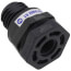 3/4" PVC Bulkhead Fitting w/ EPDM Gasket (Thread x Thread)