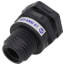 3/4" PVC Bulkhead Fitting w/ EPDM Gasket (Thread x Thread)