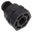 1/2" GFPP Bulkhead Fitting w/ EPDM Gasket (Thread x Thread)