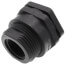 1-1/4" GFPP Bulkhead Fitting w/ EPDM Gasket (Thread x Thread)