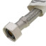 30" Braided Stainless Steel Hose Faucet Connector (3/8" Compression x 1/2" FIP)