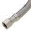 30" Braided Stainless Steel Hose Faucet Connector (3/8" Compression x 1/2" FIP)
