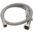 30" Braided Stainless Steel Hose Faucet Connector (3/8" Compression x 1/2" FIP)