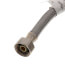 48" Stainless Steel Braided Hose Faucet Connector (3/8" Compression x 1/2" FIP)