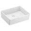 White Vitreous China Rectangular Vessel Bathroom Sink, 18" X 15.75" X 6", BGCW10RV1618