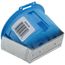 3-1/2" Dia. Round Old/New Work Wall Box w/ Base, Ears & Snap-In Bracket, 14.5 Cubic Inches