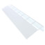 5 ft. Revital/Line Aluminum Baseboard Cover (Brite White)