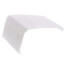 4" Filler Sleeve for Revital/Line Baseboard Heater Cover (Brite White)