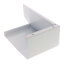4" Right Side End Cap for Revital/Line Baseboard Heater Cover (Brite White)