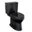 MS454124CUF#51 Drake II 2-Piece Elongated 1.0 GPF Universal Height Toilet w/ SS124 Softclose Seat, Washlet+ Ready (Ebony)