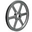 1 Groove Cast Iron Classical Gripbelt Sheave, 4L or A, 5L or B Belt, 11.25" OD