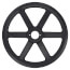 1 Groove Cast Iron Classical Gripbelt Sheave, 4L or A, 5L or B Belt, 12.75" OD