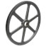 1 Groove Cast Iron Classical Gripbelt Sheave, 4L or A, 5L or B Belt, 15.75" OD