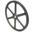1 Groove Cast Iron Classical Gripbelt Sheave, 4L or A, 5L or B Belt, 15.75" OD