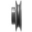 1 Groove Cast Iron Classical Gripbelt Sheave, 4L or A, 5L or B Belt, 3.75" OD