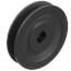 1 Groove Cast Iron Classical Gripbelt Sheave, 4L or A, 5L or B Belt, 4.95" OD