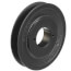 1 Groove Cast Iron Classical Gripbelt Sheave, 4L or A, 5L or B Belt, 5.25" OD