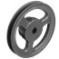 1 Groove Cast Iron Classical Gripbelt Sheave, 4L or A, 5L or B Belt, 5.95" OD
