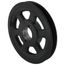 1 Groove Cast Iron Classical Gripbelt Sheave, 4L or A, 5L or B Belt, 6.95" OD