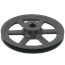 1 Groove Cast Iron Fixed Bore Sheave w/ 1" Bore, 6.95" OD