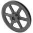 1 Groove Cast Iron Finished Bore Sheave w/ 1" Bore, 8.75" OD